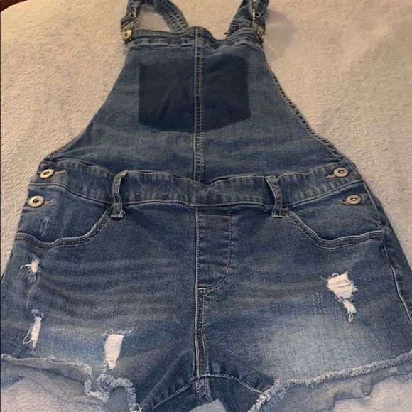 Arizona jean shortalls size medium - Picture 1 of 8